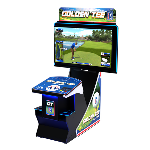 Image of Incredible Technologies Golden Tee PGA TOUR Home Edition-Arcade Games-Incredible Technologies-Deluxe-Titled View-Game Room Shop
