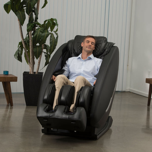 Inner Balance Ji Massage Chair with Zero Wall Heated L Track-Massage Chairs-Synca-Johnson Wellness-Brown-Game Room Shop