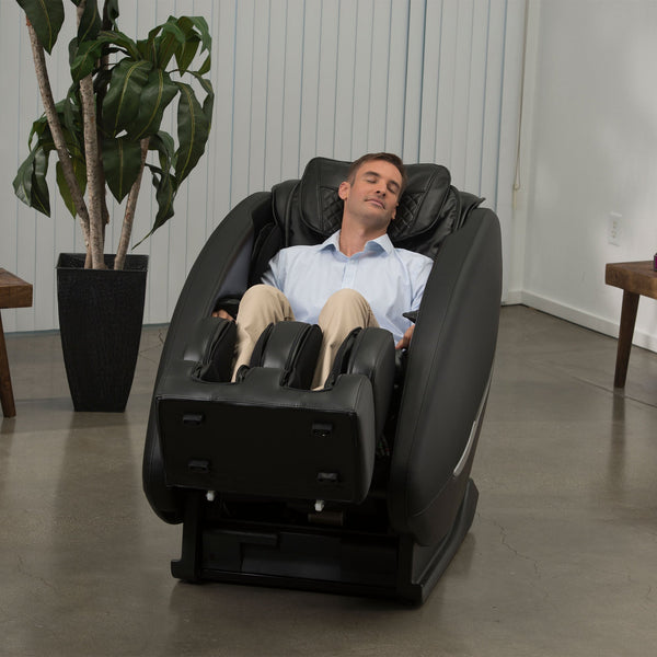 Inner Balance Ji Massage Chair with Zero Wall Heated L Track-Massage Chairs-Synca-Johnson Wellness-Brown-Game Room Shop
