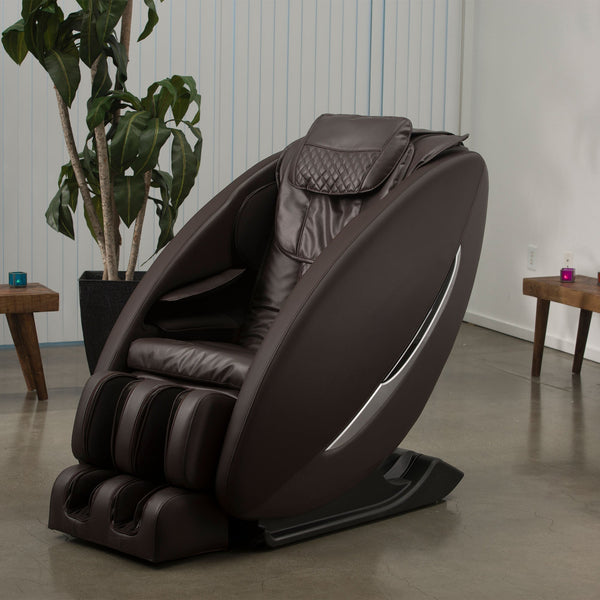 Inner Balance Ji Massage Chair with Zero Wall Heated L Track-Massage Chairs-Synca-Johnson Wellness-Brown-Game Room Shop