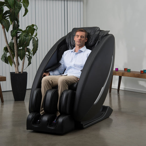 Inner Balance Ji Massage Chair with Zero Wall Heated L Track-Massage Chairs-Synca-Johnson Wellness-Brown-Game Room Shop