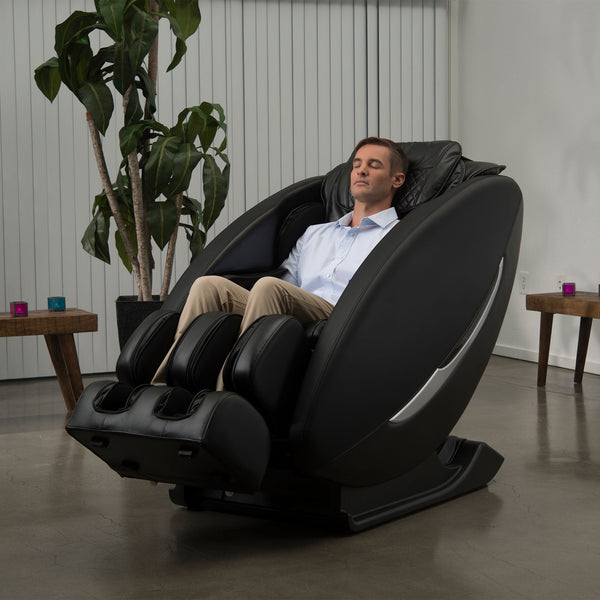 Inner Balance Ji Massage Chair with Zero Wall Heated L Track-Massage Chairs-Synca-Johnson Wellness-Brown-Game Room Shop