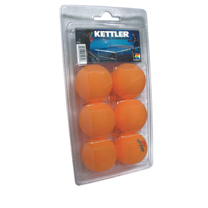 KETTLER 1-Star TT Balls, 6 Pack-Table Tennis Balls-Kettler-White-Game Room Shop