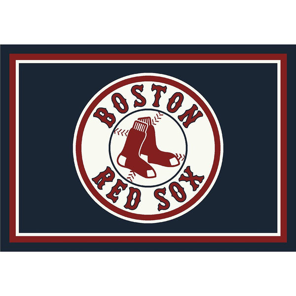 MLB Spirit Rug (Various Teams)-Game Room Shop-4x6-BOSTON RED SOX-Game Room Shop