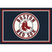 MLB Spirit Rug (Various Teams)-Game Room Shop-4x6-BOSTON RED SOX-Game Room Shop