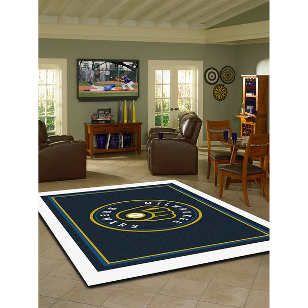MLB Spirit Rug (Various Teams)-Game Room Shop-4x6-NEW YORK YANKEES-Game Room Shop