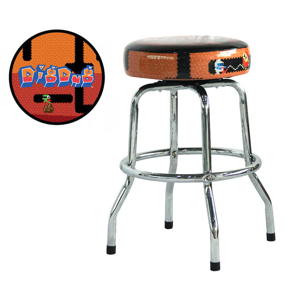 Namco Pac-Man Barstools-Barstools-Namco-19inches-DigDug-Game Room Shop