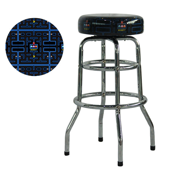 Namco Pac-Man Barstools-Barstools-Namco-19inches-Pac-Man-Game Room Shop