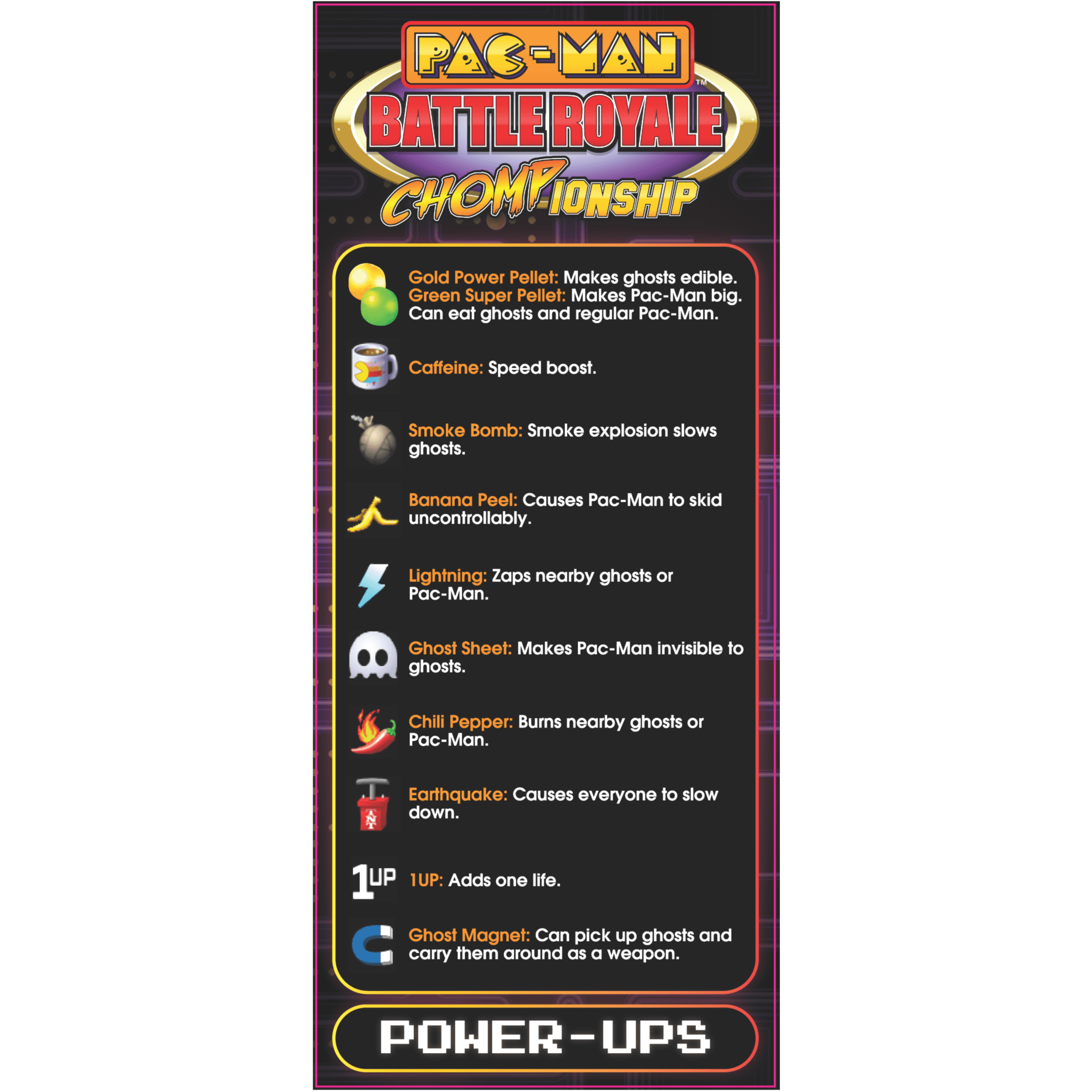 Namco Pac-Man Battle Royale Chompionship — Game Room Shop