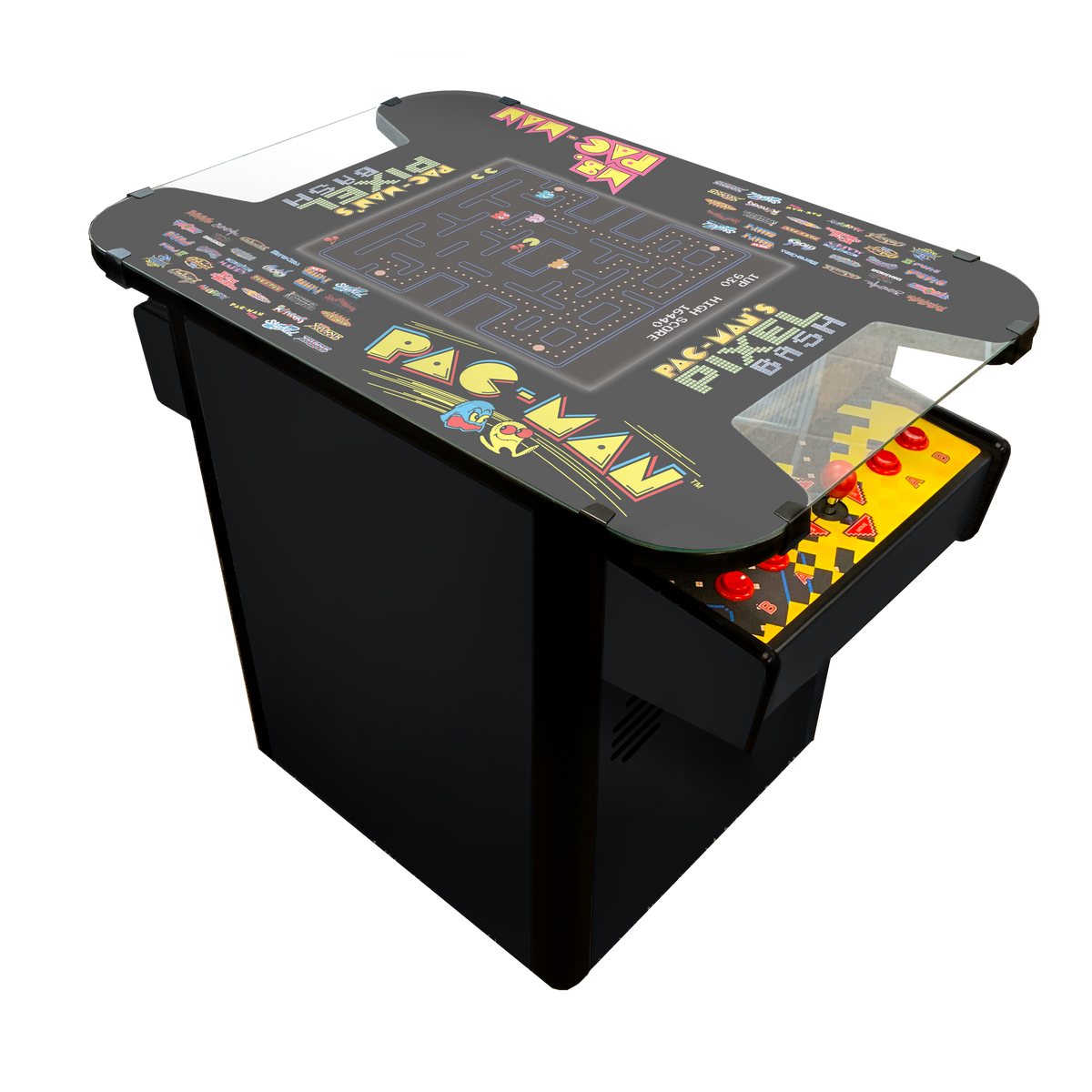 希少品 激レアPACK RAT アーケードゲーム NAMCO パンフレット Namco Pac-Man Pixel Bash Cocktail Arcade Game Cabinet — Game Room Shop