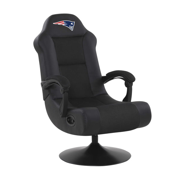 New England Patriots Ultra Gaming Chair with Bluetooth Speakers - Game Room Shop