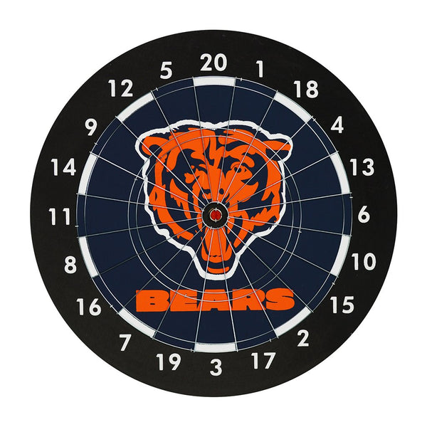 NFL Dart Cabinet Gift Set (Various Teams)-Dartboard Cabinets-Imperial-Chicago Bears Dart Cabinet Gift Set-Game Room Shop