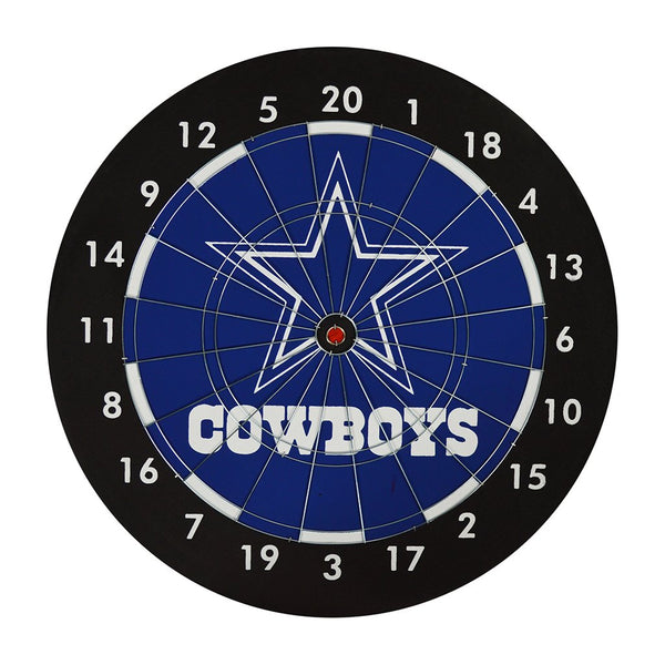 NFL Dart Cabinet Gift Set (Various Teams)-Dartboard Cabinets-Imperial-Dallas Cowboys Dart Cabinet Gift Set-Game Room Shop
