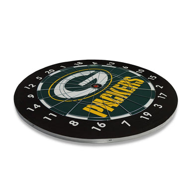 NFL Dart Cabinet Gift Set (Various Teams)-Dartboard Cabinets-Imperial-Green Bay Packers Dart Cabinet Gift Set-Game Room Shop