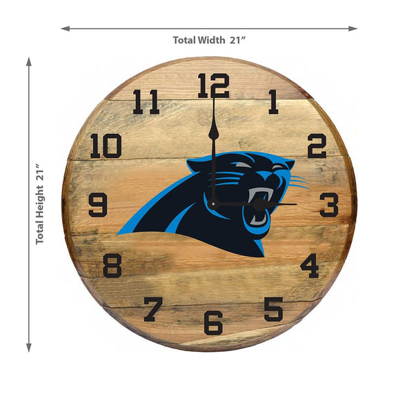 OAK BARREL CLOCK (Various Teams)-Decor-Imperial-GREEN BAY PACKERS-NFL-Game Room Shop