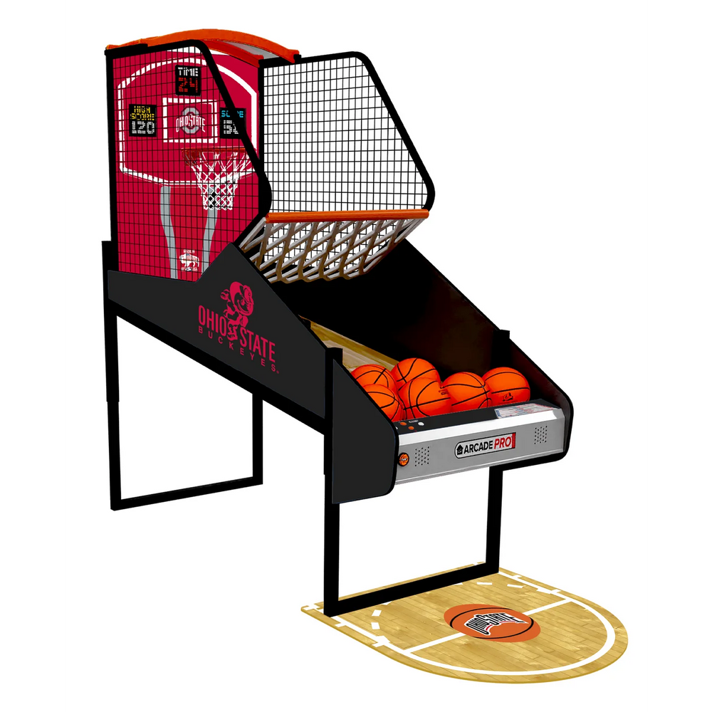 ICE College Game Hoops Pro Basketball Arcade Game-Arcade Games-ICE-Arkansas Razorback-Game Room Shop