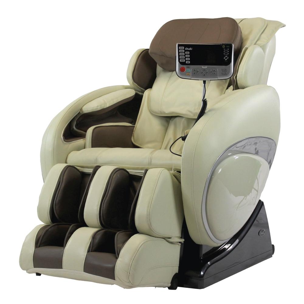 Osaki 4000T Zero Gravity Massage Chair Cream - Main Image