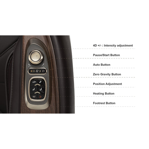 Osaki AmaMedic Hilux 4D Massage Chair-Massage Chairs-Osaki-Black-Game Room Shop