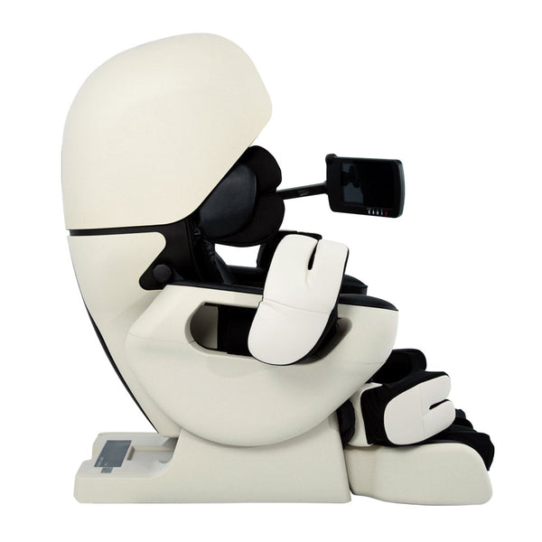 Osaki INADA Ai ROBO Massage Chair-Massage Chairs-Osaki-White/Black-Game Room Shop