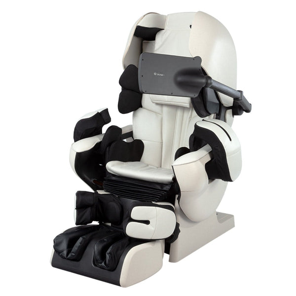 Osaki INADA Ai ROBO Massage Chair-Massage Chairs-Osaki-White/Black-Game Room Shop