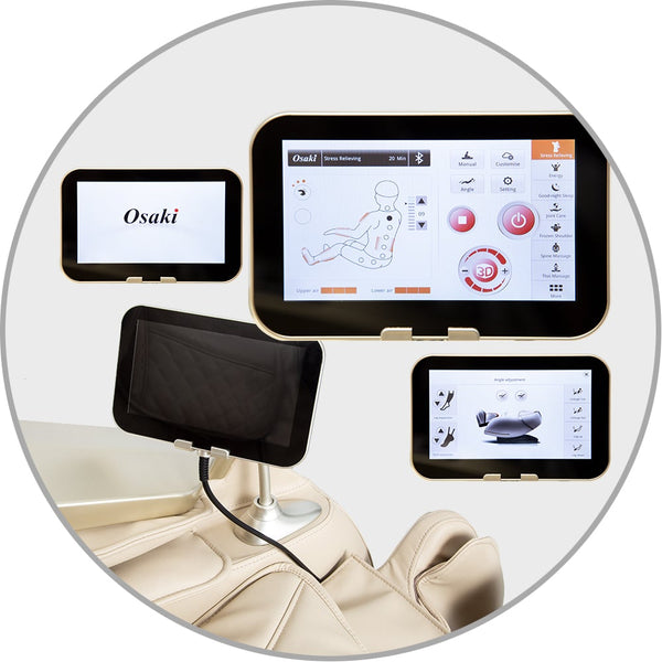 Osaki OS-Pro First Class Massage Chair-Massage Chairs-Osaki-Beige/Beige-Game Room Shop