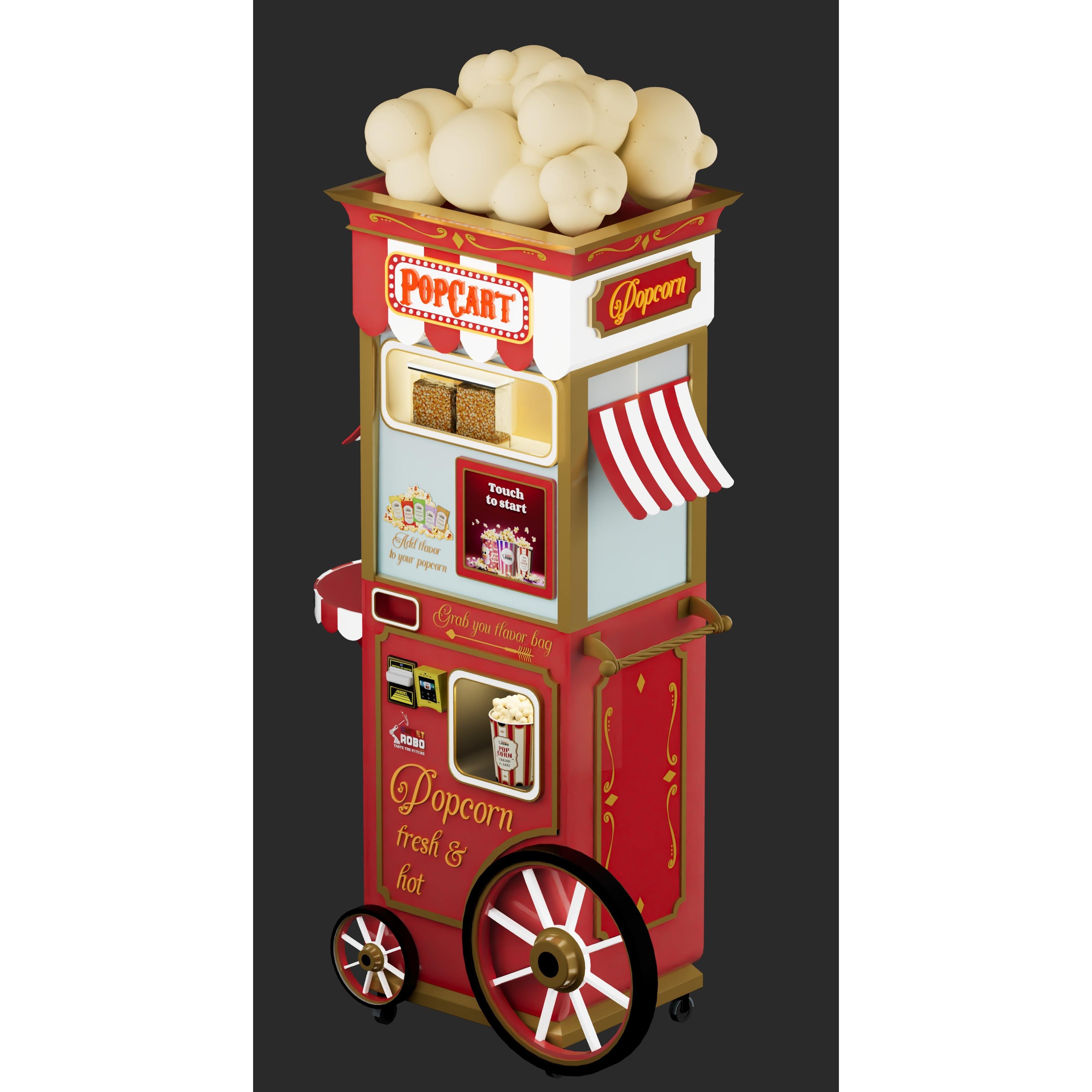 Sweet Robo Popcart Machine-Arcade Games-Sweet Robo-Game Room Shop