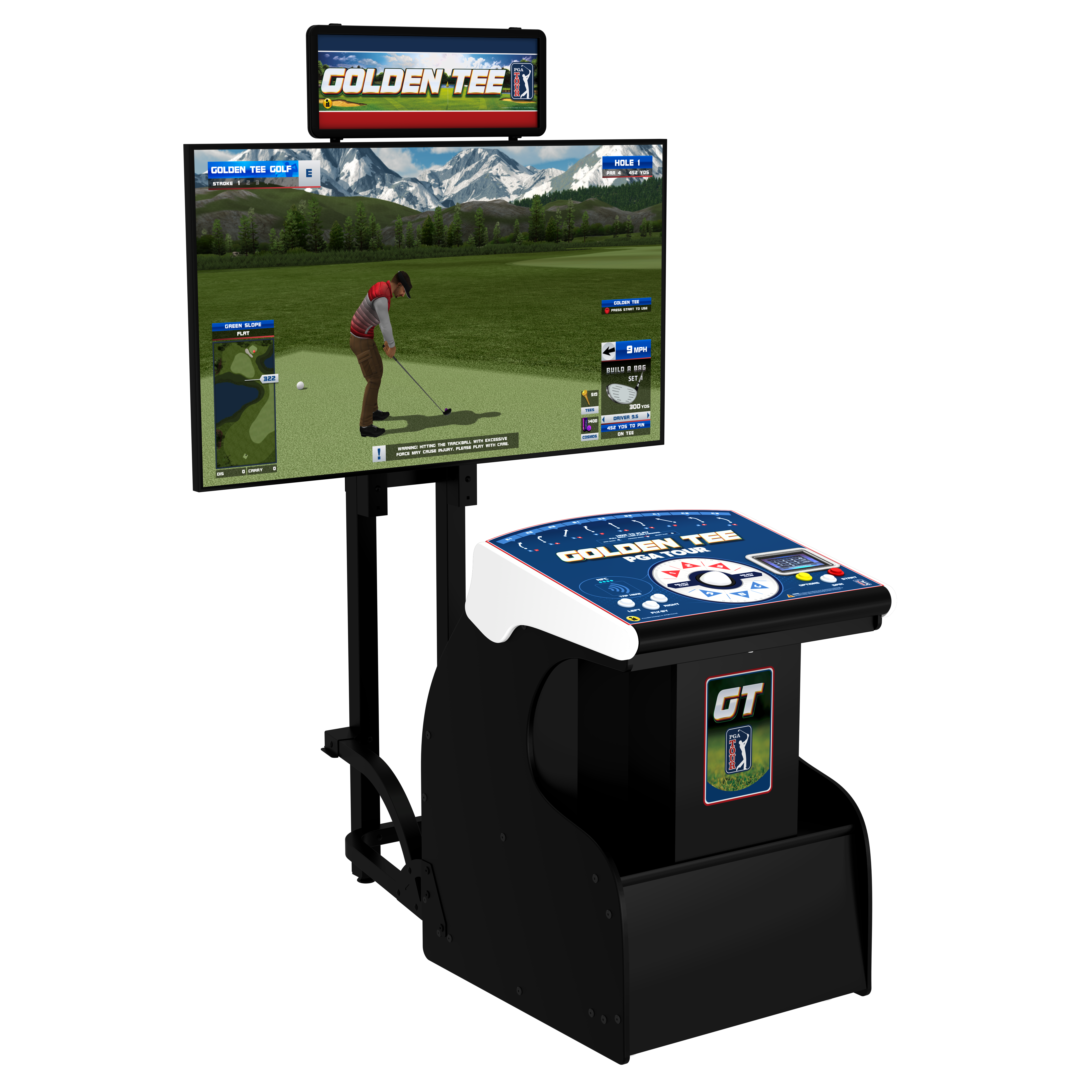 Incredible Technologies Golden Tee PGA TOUR Showpiece PRO-Arcade Games-Incredible Technologies-No Thank You-Game Room Shop