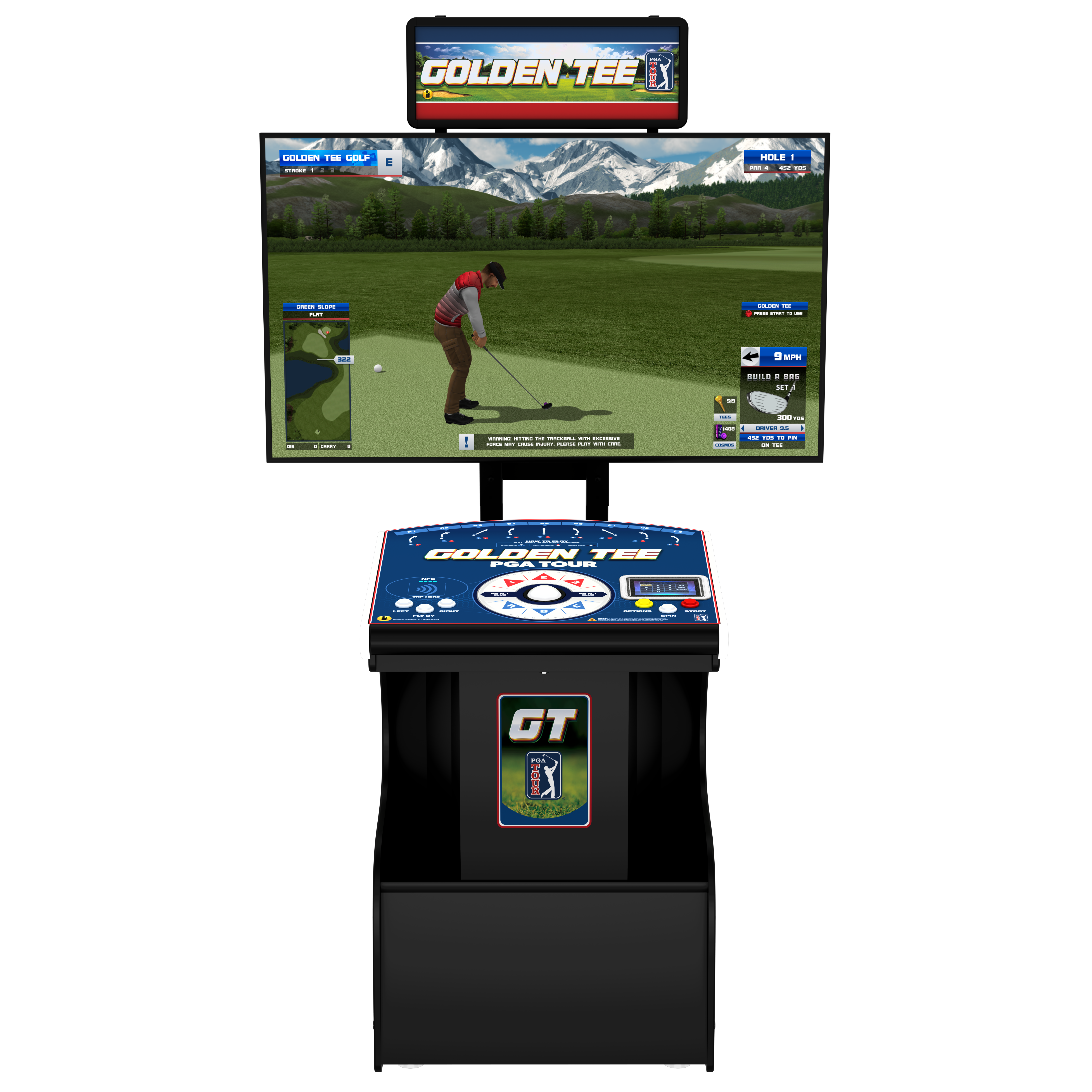 Incredible Technologies Golden Tee PGA TOUR Showpiece PRO-Arcade Games-Incredible Technologies-No Thank You-Game Room Shop