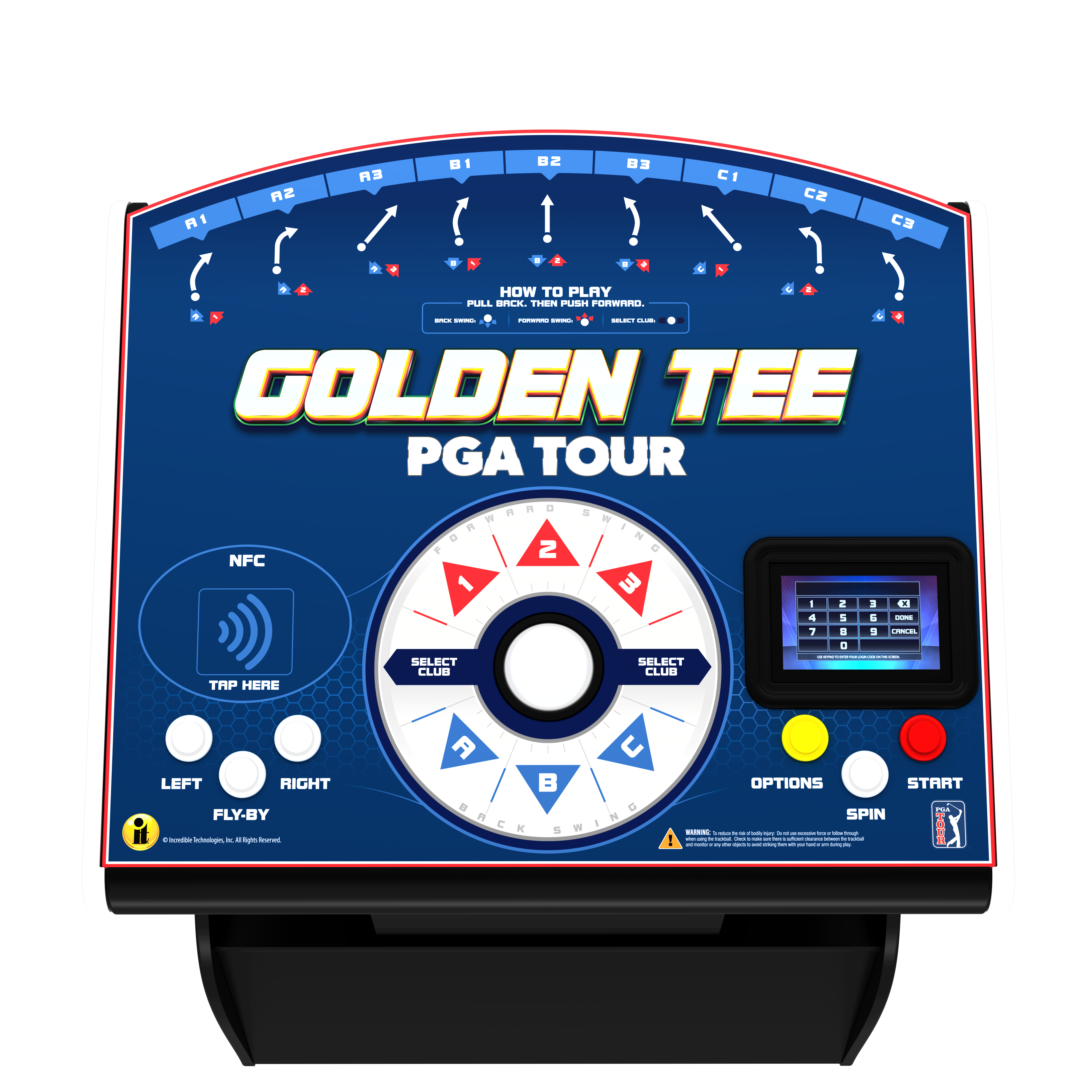 Incredible Technologies Golden Tee PGA TOUR Showpiece PRO-Arcade Games-Incredible Technologies-No Thank You-Game Room Shop