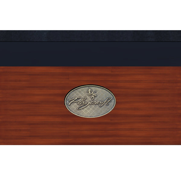 Playcraft Brazos River 8' Slate Pool Table - Leather Drop Pockets-Billiard Tables-Playcraft-Weathered Black-No Thank You-Game Room Shop