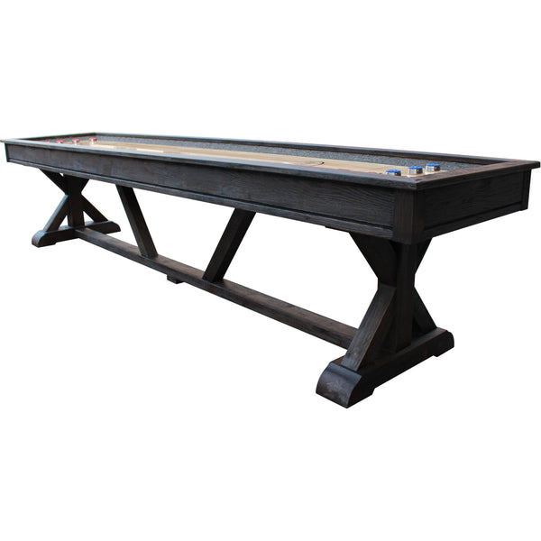 Playcraft Brazos River Pro-Style Shuffleboard Table-Shuffleboard Tables-Playcraft-12' Length-Weathered Grey-Game Room Shop
