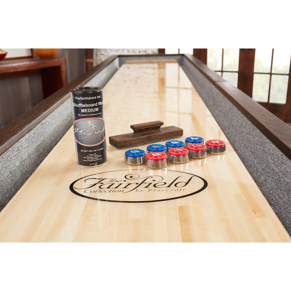 Playcraft Brazos River Pro-Style Shuffleboard Table-Shuffleboard Tables-Playcraft-12' Length-Weathered Grey-Game Room Shop