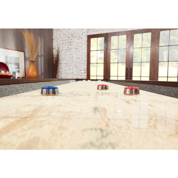 Playcraft Brazos River Pro-Style Shuffleboard Table-Shuffleboard Tables-Playcraft-12' Length-Weathered Grey-Game Room Shop
