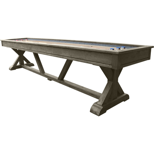 Playcraft Brazos River Pro-Style Shuffleboard Table-Shuffleboard Tables-Playcraft-12' Length-Weathered Grey-Game Room Shop