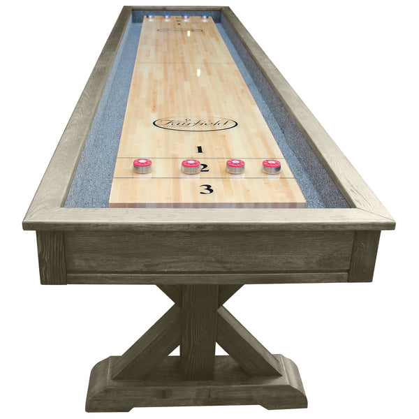 Playcraft Brazos River Pro-Style Shuffleboard Table-Shuffleboard Tables-Playcraft-12' Length-Weathered Grey-Game Room Shop