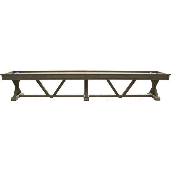 Playcraft Brazos River Pro-Style Shuffleboard Table-Shuffleboard Tables-Playcraft-12' Length-Weathered Grey-Game Room Shop