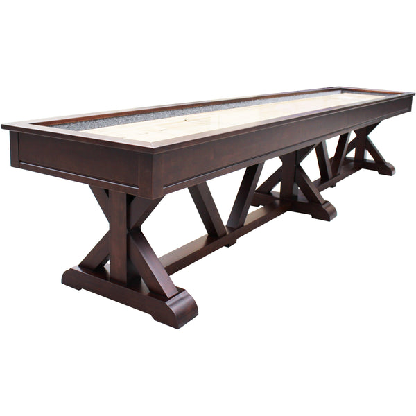 Playcraft Brazos River Pro-Style Shuffleboard Table-Shuffleboard Tables-Playcraft-14' Length-Espresso-Game Room Shop