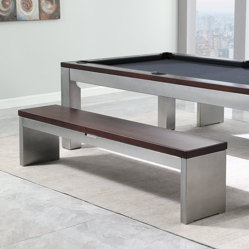 Playcraft Genoa Slate Pool Table with Dining Top-Billiard Tables-Playcraft-7' Length-1pc Storage Bench (+$1195)-Game Room Shop