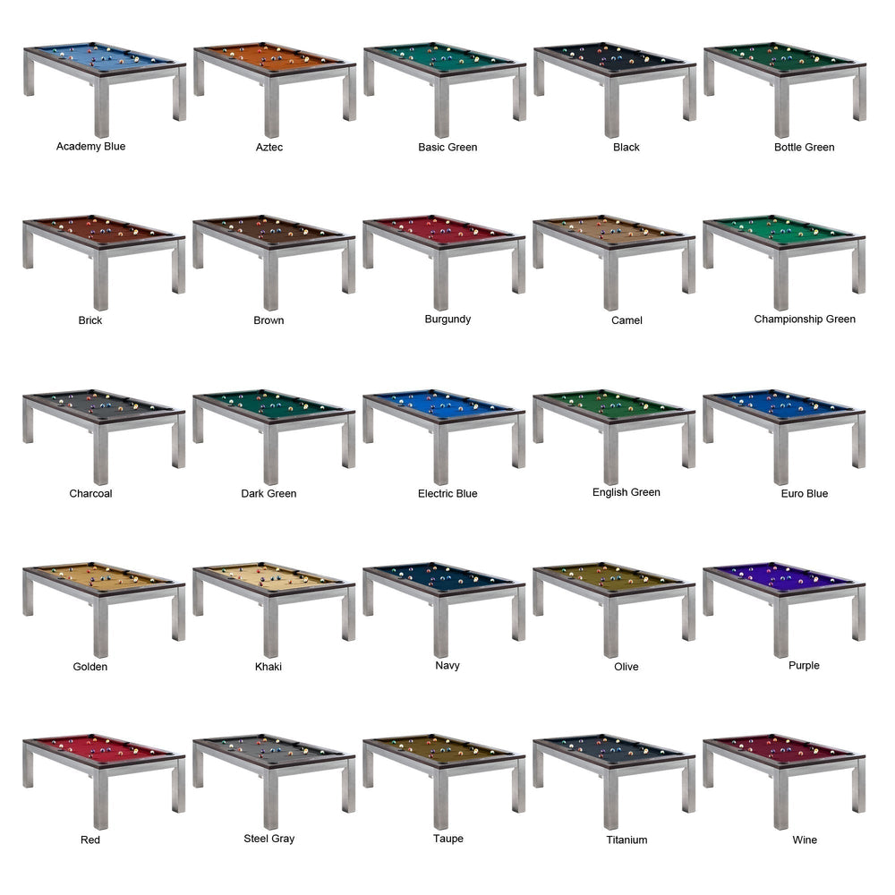 Playcraft Genoa Slate Pool Table with Dining Top-Billiard Tables-Playcraft-7' Length-No Thank You-Game Room Shop