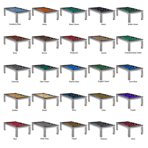 Playcraft Genoa Slate Pool Table with Dining Top-Billiard Tables-Playcraft-7' Length-No Thank You-Game Room Shop