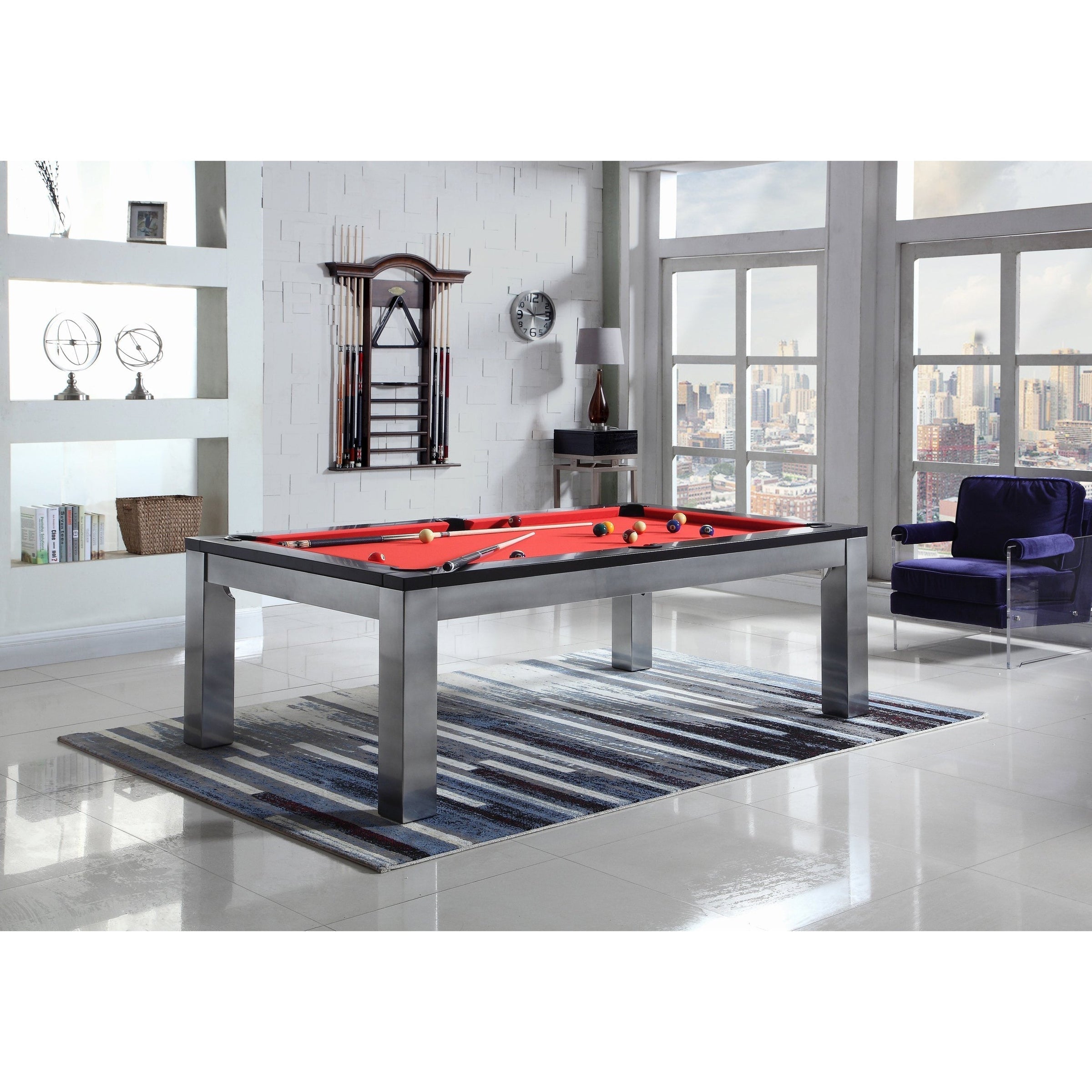Playcraft Monaco Slate Pool Table with Dining Top — Game Room Shop
