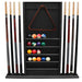 Playcraft Premium Hardwood Billiard Wall Racks-Pool Cue Racks & Holders-Playcraft-Weathered Black-Game Room Shop