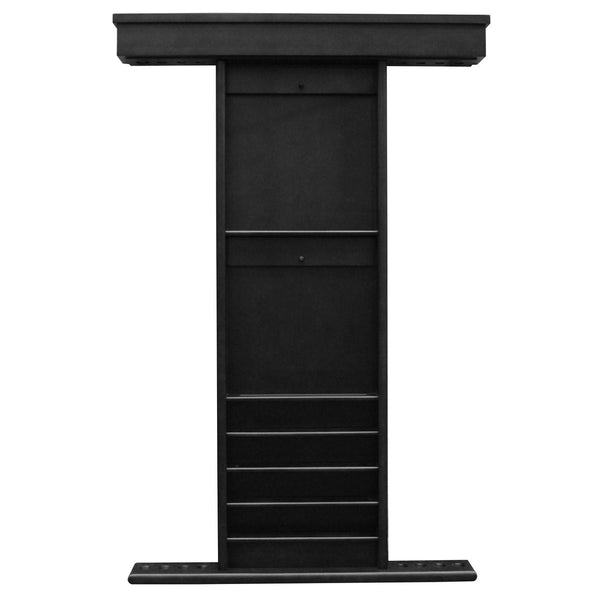 Playcraft Premium Hardwood Billiard Wall Racks-Pool Cue Racks & Holders-Playcraft-Weathered Black-Game Room Shop