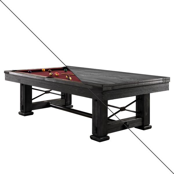 Playcraft Rio Grande Slate Pool Table-Billiard Tables-Playcraft-7' Length-Weathered Raven-No Thank You-Game Room Shop