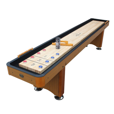 Image of Playcraft Woodbridge Shuffleboard Table-Shuffleboard Tables-Playcraft-9' Length-Honey Oak-Game Room Shop
