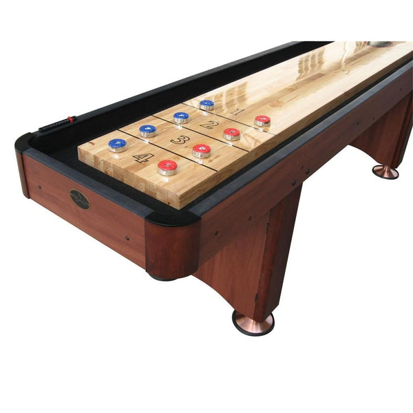 Playcraft Woodbridge Shuffleboard Table-Shuffleboard Tables-Playcraft-9' Length-Espresso-Game Room Shop