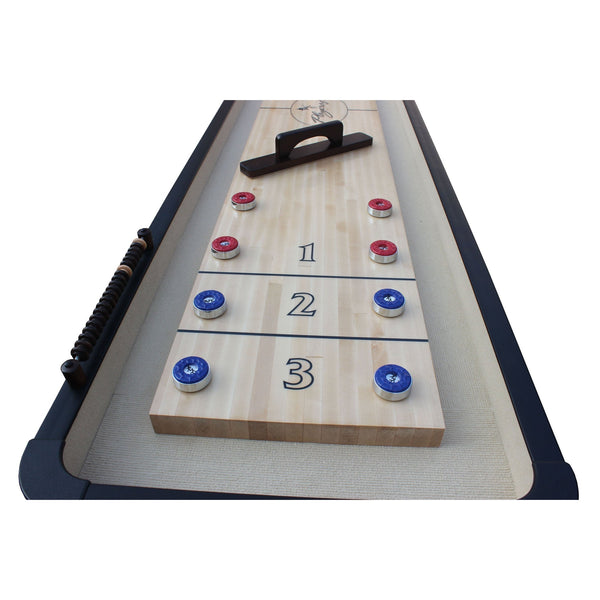 Playcraft Woodbridge Shuffleboard Table-Shuffleboard Tables-Playcraft-9' Length-Espresso-Game Room Shop