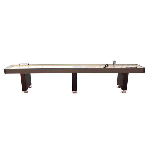 Playcraft Woodbridge Shuffleboard Table-Shuffleboard Tables-Playcraft-9' Length-Espresso-Game Room Shop