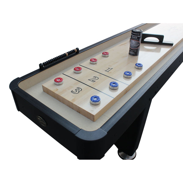 Playcraft Woodbridge Shuffleboard Table-Shuffleboard Tables-Playcraft-9' Length-Espresso-Game Room Shop