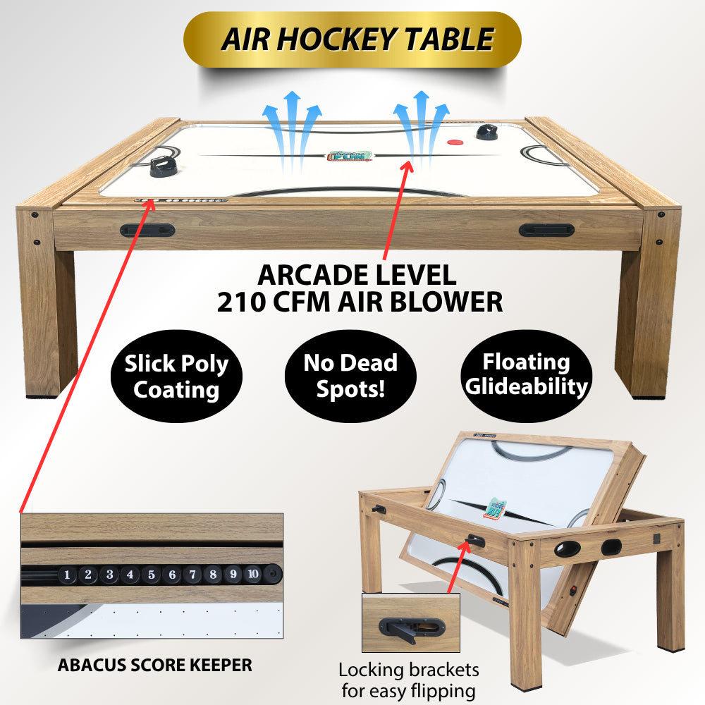 Freetime Fun The Transformer 7' 4 in 1 Multi-Game Table
